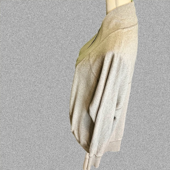 PINK Victoria’s Secret Heathered Gray Terry Cotton Long Sleeve Curved Cardigan - Picture 5 of 14